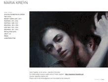 Tablet Screenshot of mariakreyn.com